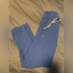 Figs Ceil Blue Scrub Pants. XS.
